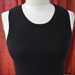 Alfani BLack Sleeveless Knit Top - Large